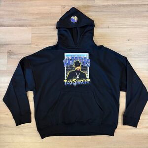 New Cross Colours Too Short X Golden State Warriors Black Hoodie Size L Bay Area